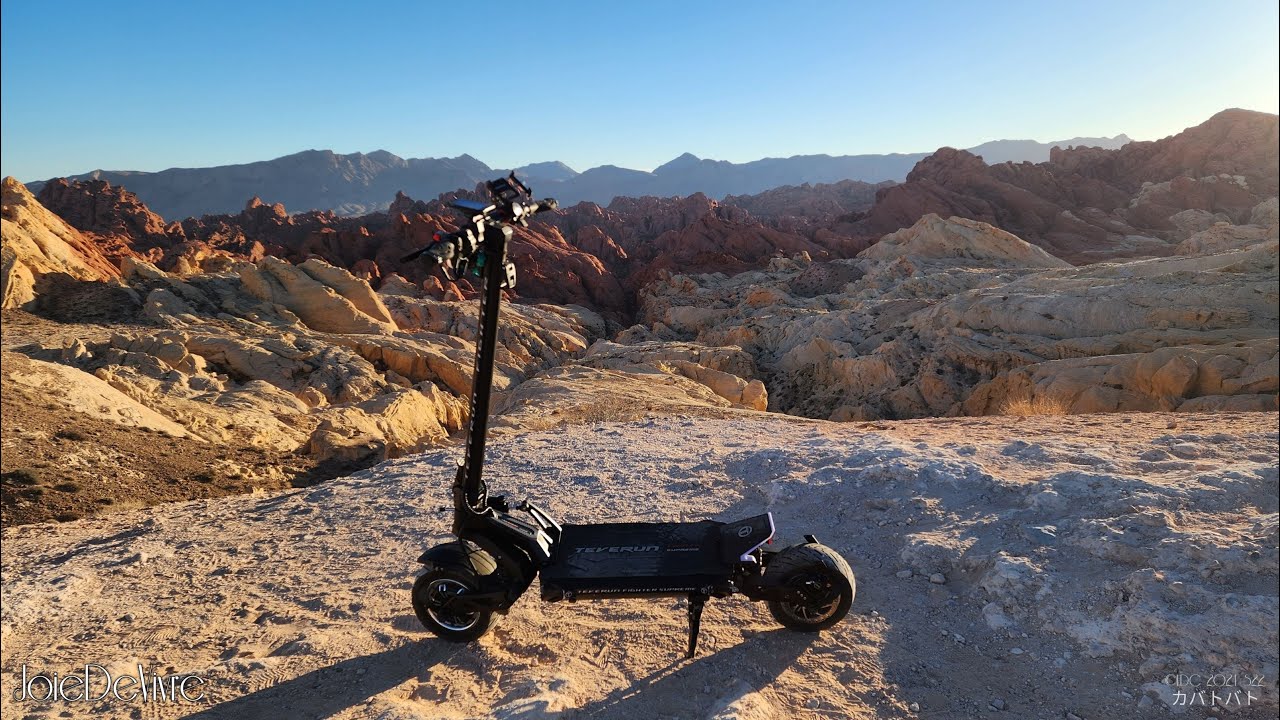 🛴💨💯🤙Stickybuds - The Firestarter☯️E-Scooter Tour: Valley of Fire Nevada State Park Ride😎