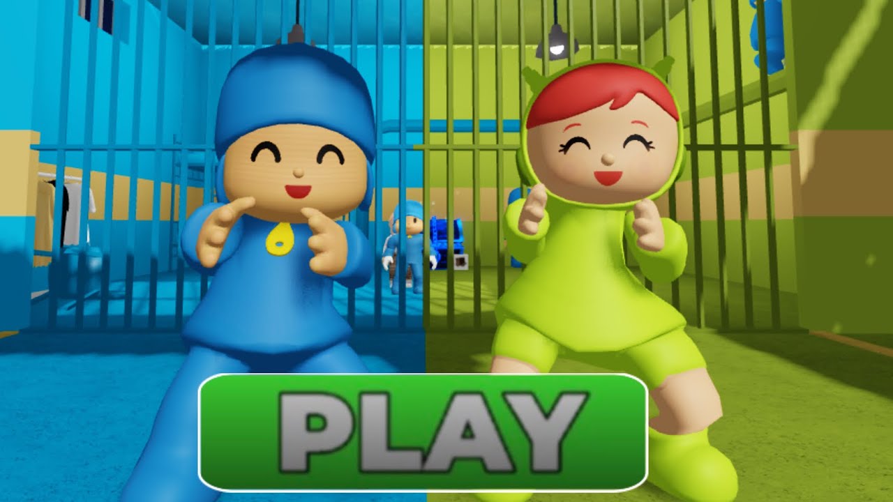 BLUE vs GREEN ESCAPE! 😱🔥 Who Will Survive in #roblox #pocoyo Roblox?