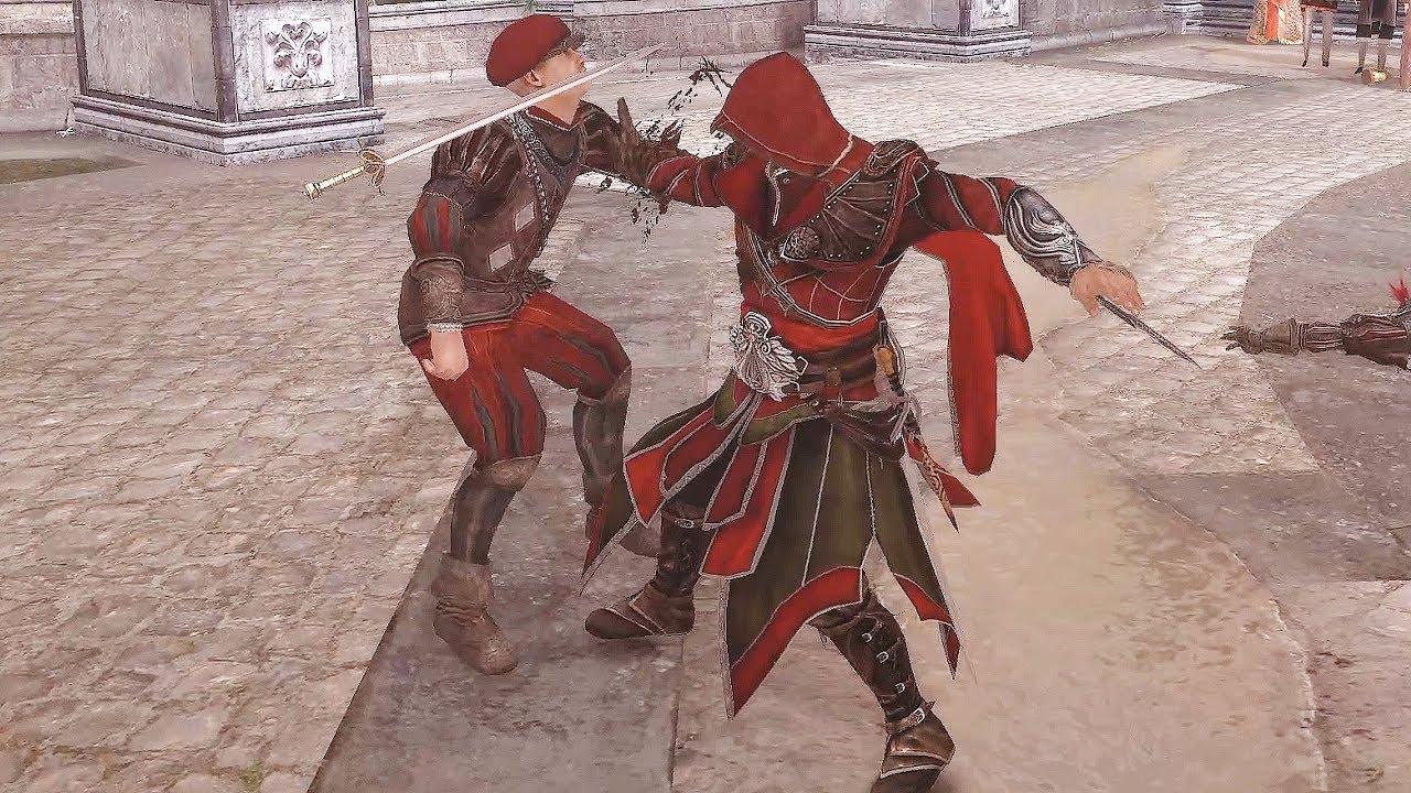 Assassin's Creed Brotherhood Double Hidden Blade Rampage & Borgia Ambush