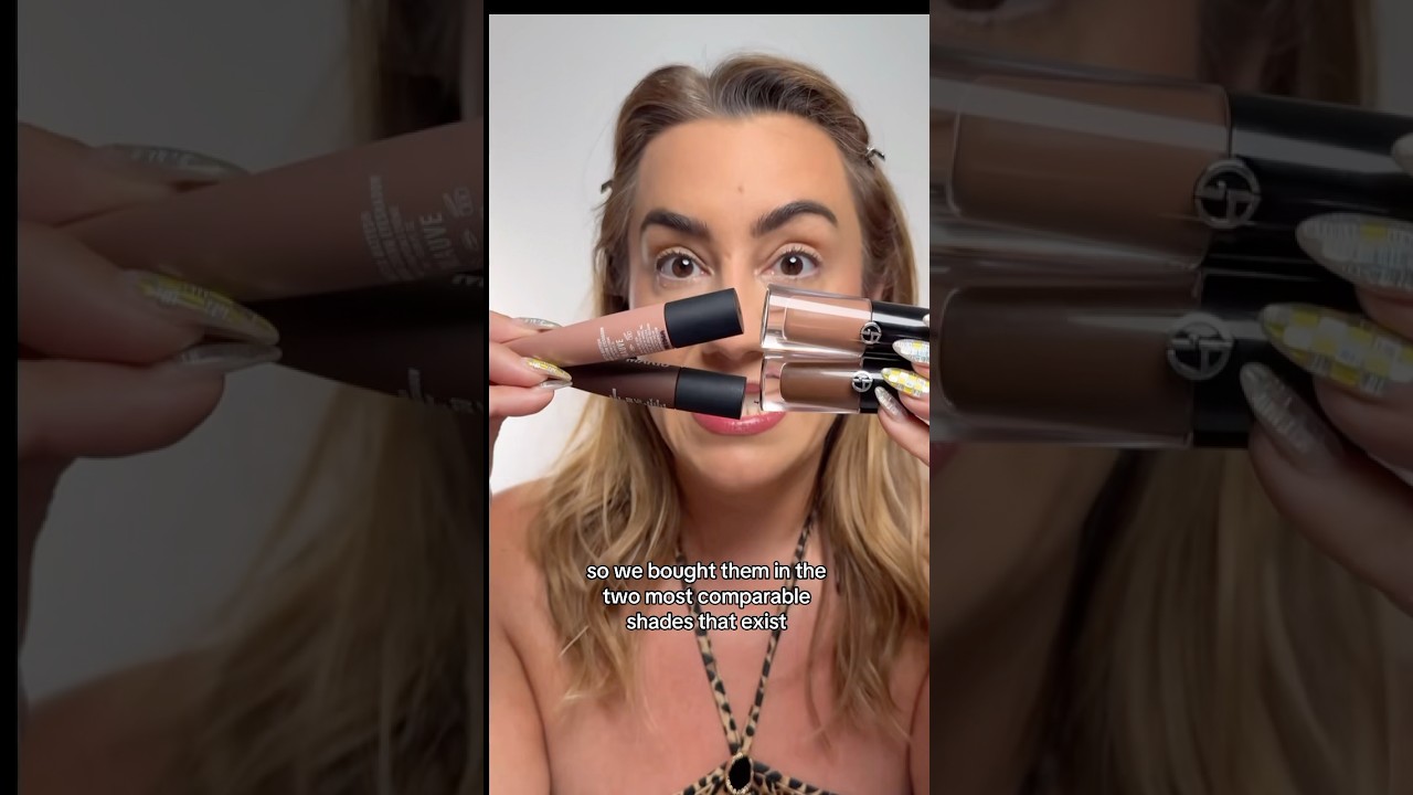 MAKEUP BY MARIO VS ARMANI BEAUTY LIQUID EYESHADOW: WHAT&rsquo;S THE DIFFERENCE? 👀 #makeupshorts #beauty