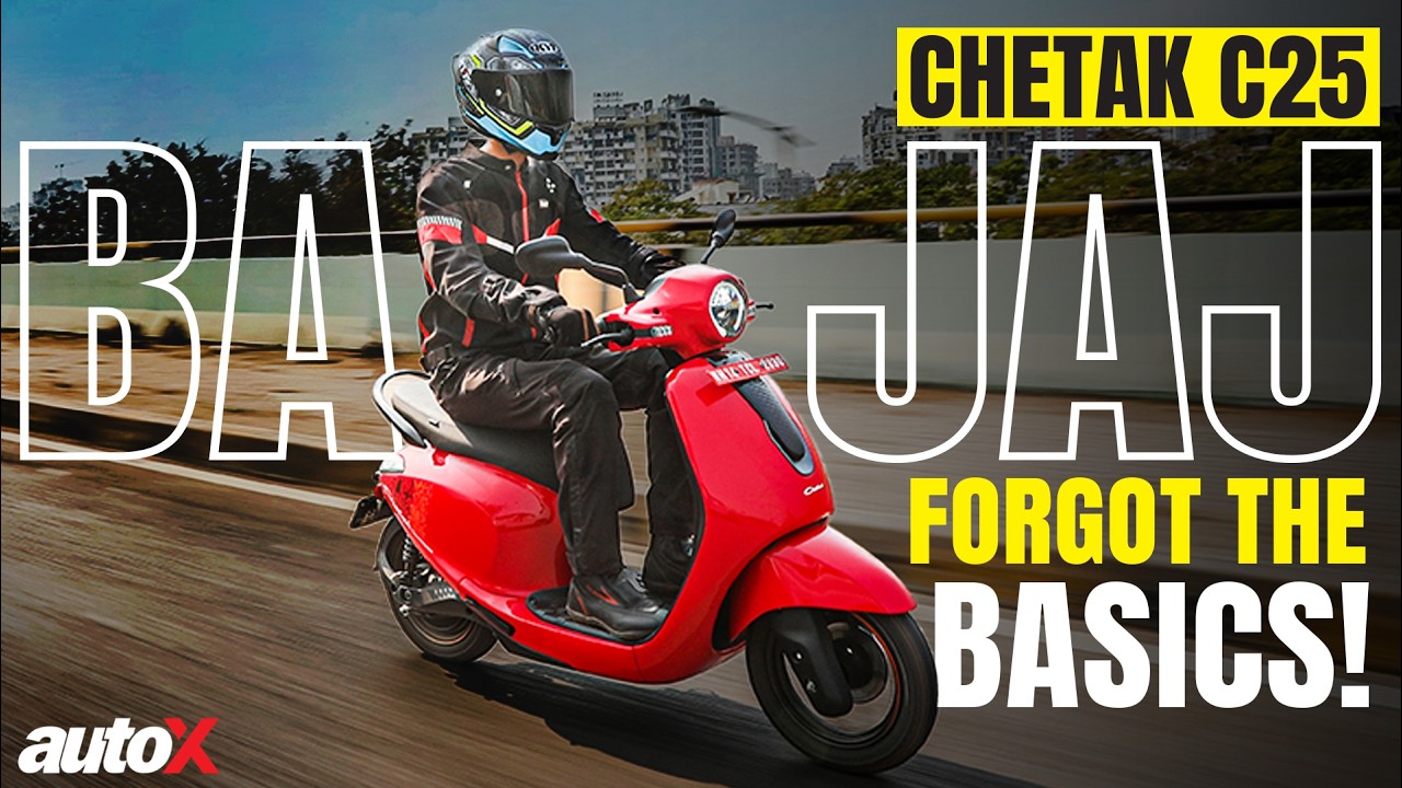 Обзор Bajaj Chetak C25: дизайн — залог успеха, характеристики — нет | autoX