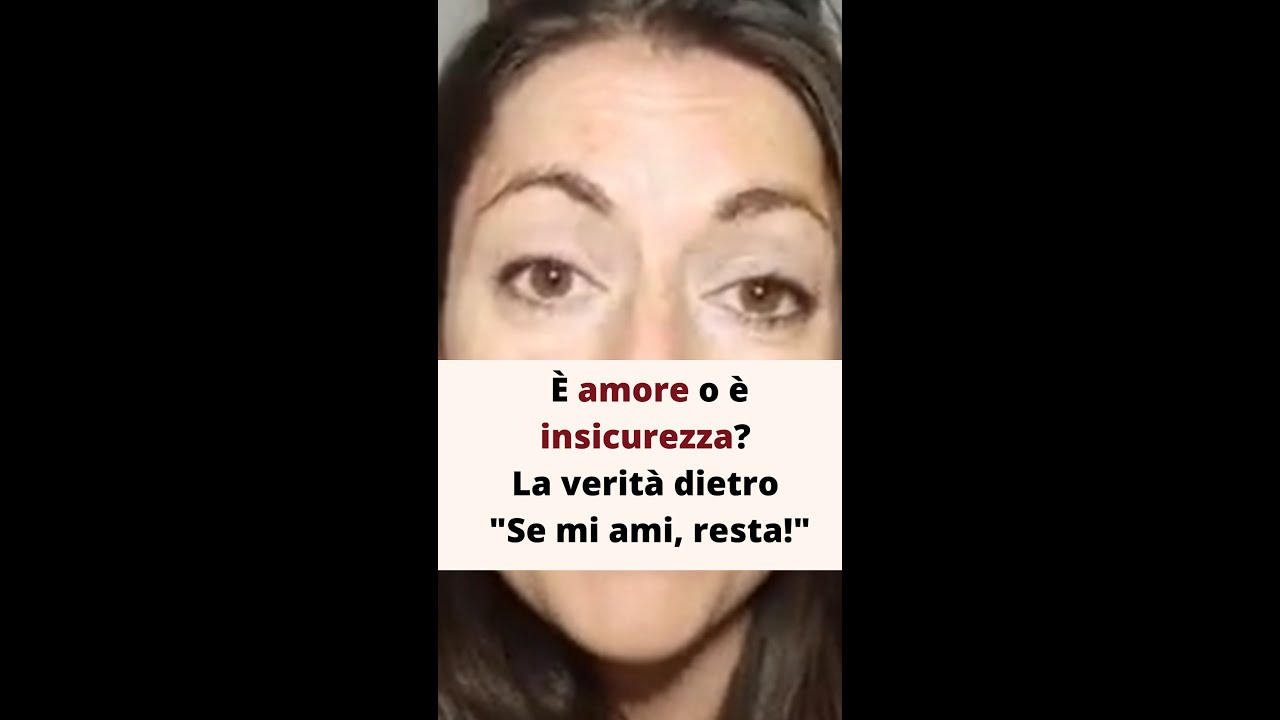 &Egrave; amore o &egrave; insicurezza? La verit&agrave; dietro 