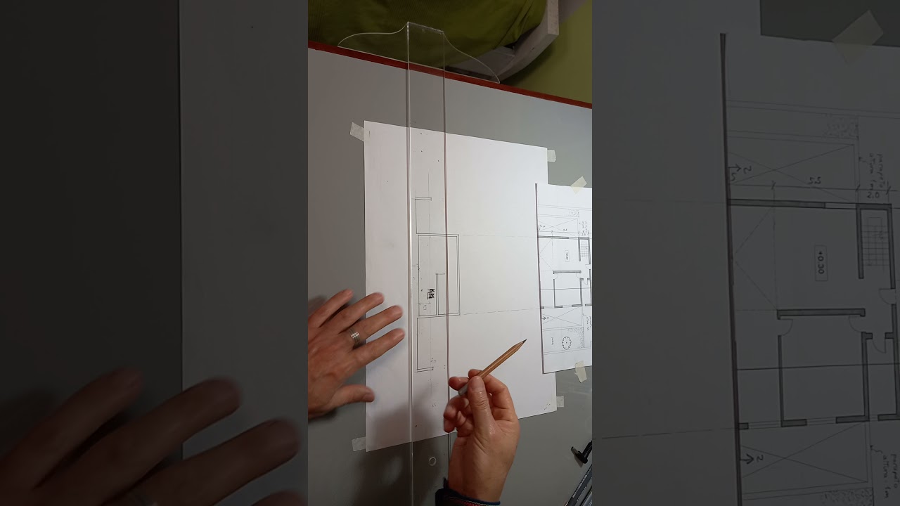 corte perspectivado casa