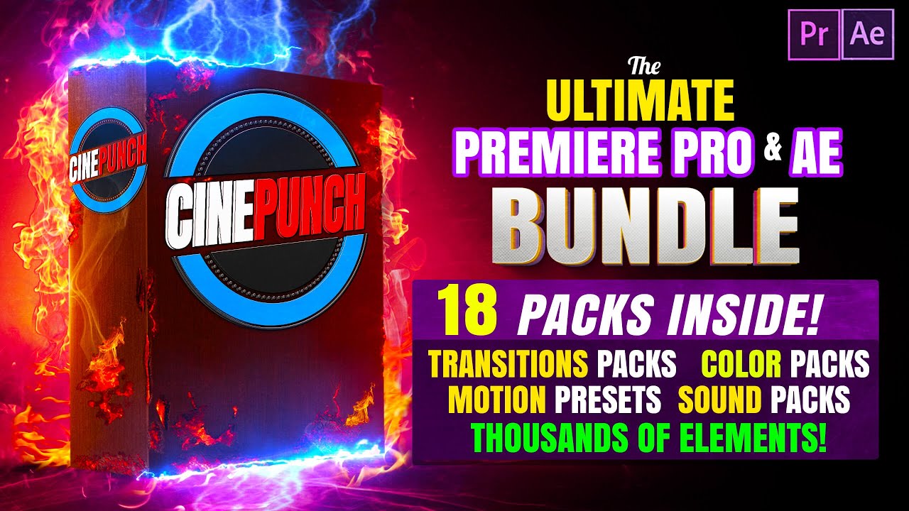 CINEPUNCH - The Biggest FX Pack in The World!  For Adobe Premiere & Adobe After Effects!