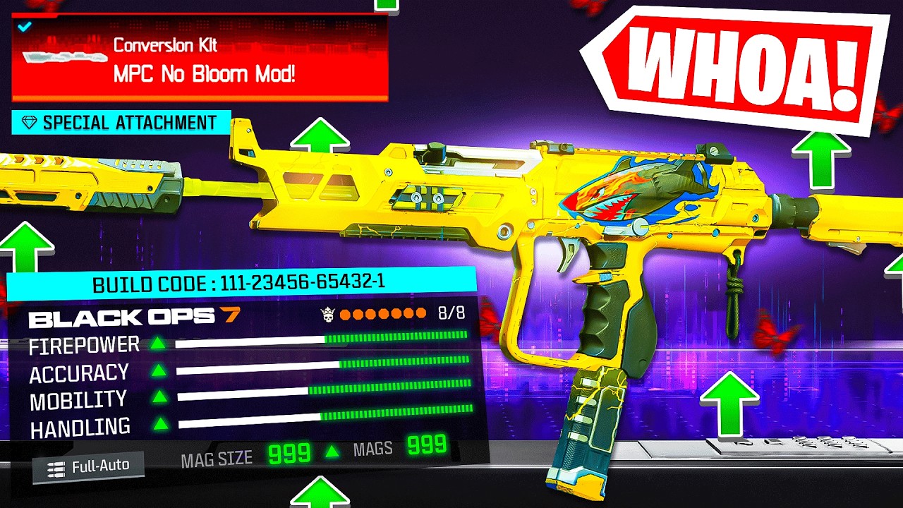 *NEW* CROSSBAR MPC LOADOUT is CRAZY in BO7 UPDATE! (MPC 25 ContraBloom Laser Conversion Black Ops 7)