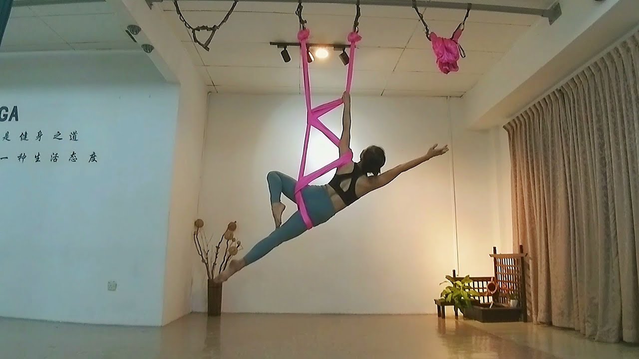 Aerial yoga aerial dance 空中瑜伽 空瑜舞韵  zigzag梯花式