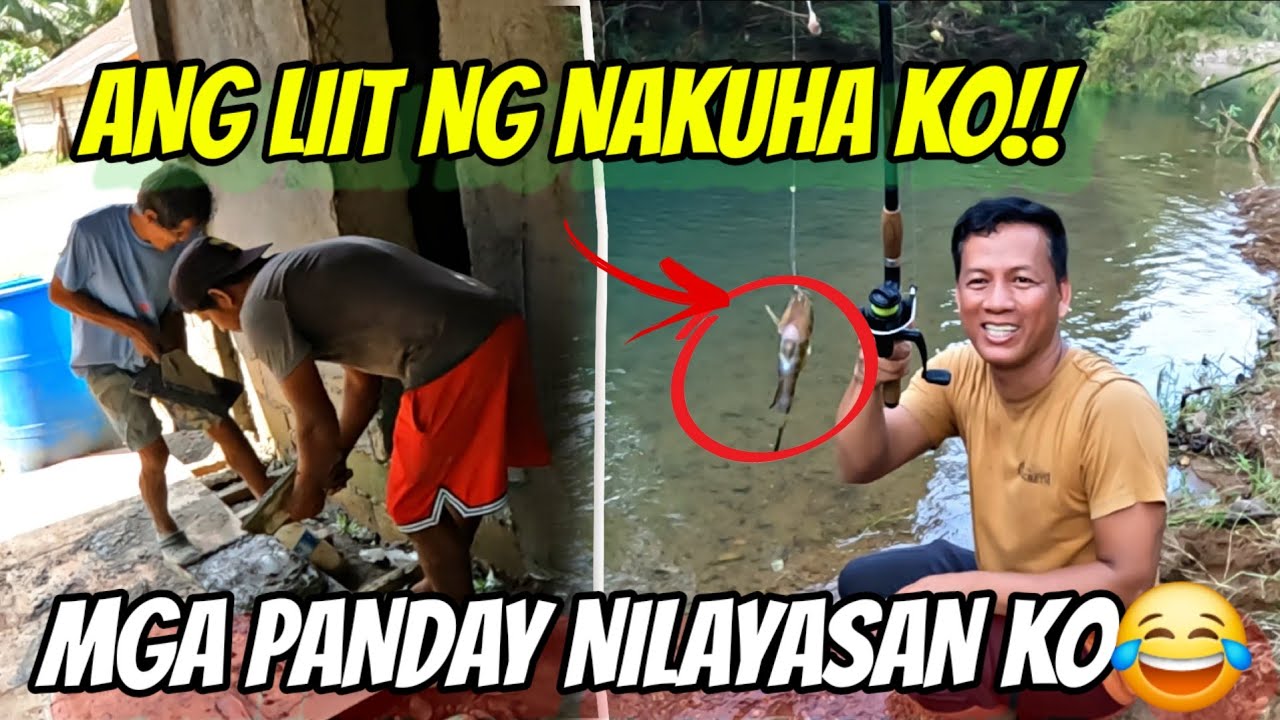 ANG DAMING ISDA SA ILOG! MGA PANDAY NILAYASAN KO