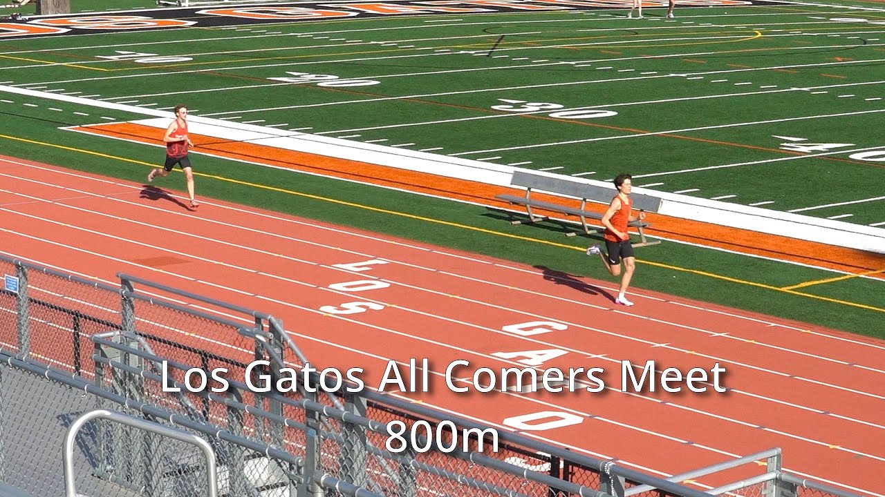 Los Gatos All Comers 1/10/26 - 800m