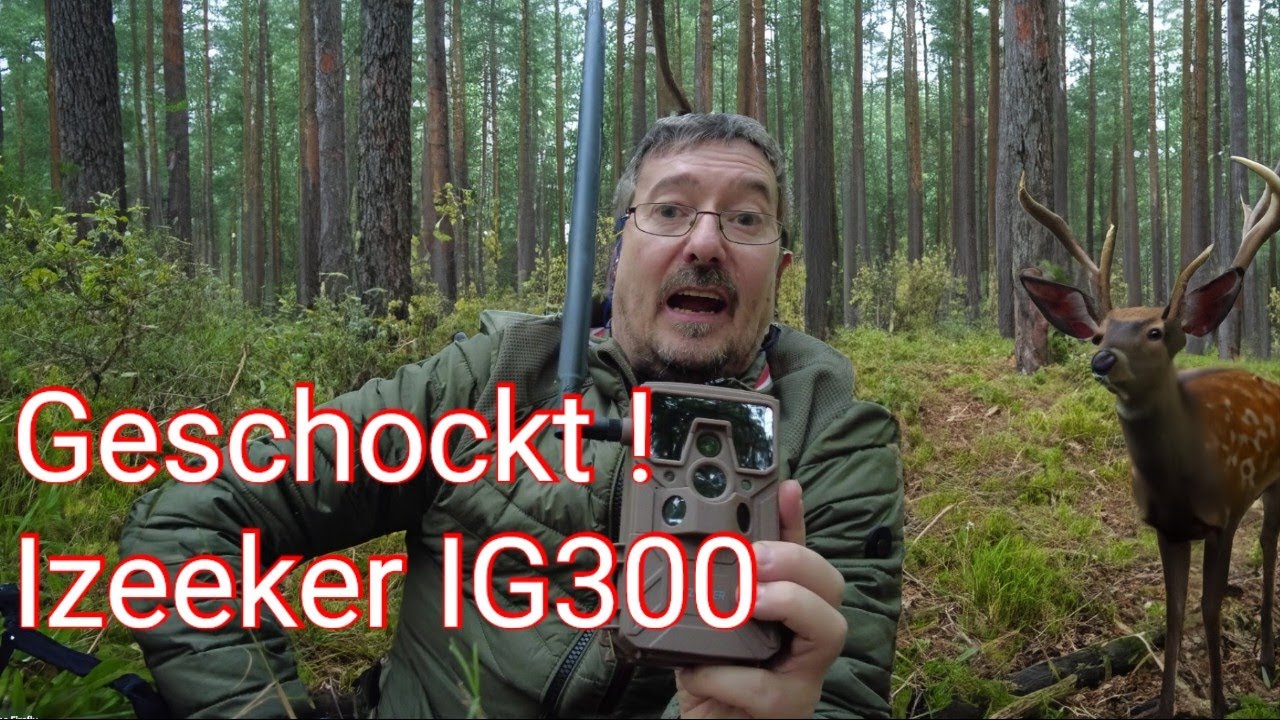 GESCHOCKT ! Izeeker IG300 Wildkamera getestet.