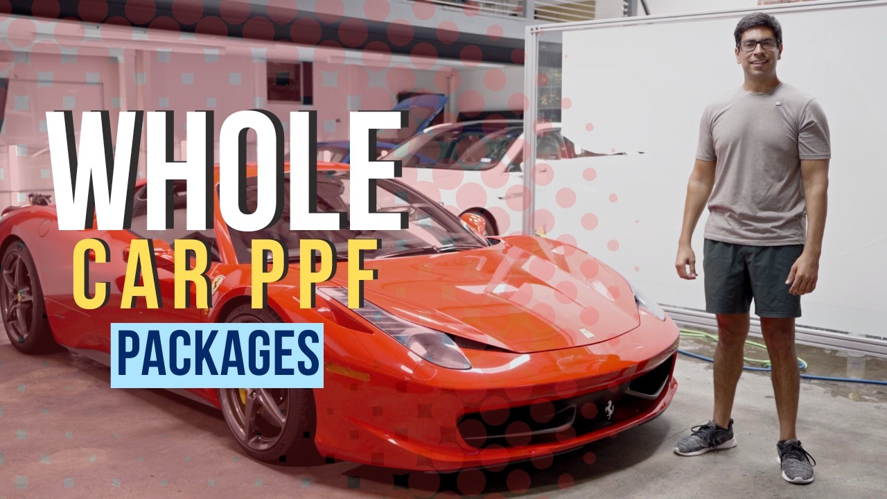 Ferrari 458 Italia Receiving our Whole Car PPF Package | Houston Paint Protection