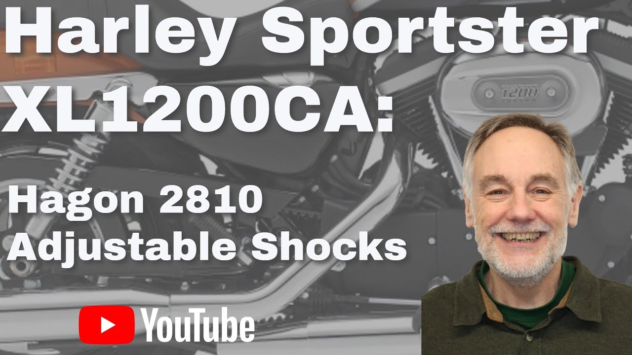 Harley-Davidson Sportster XL1200CA: Hagon 2810 Adjustable Shocks