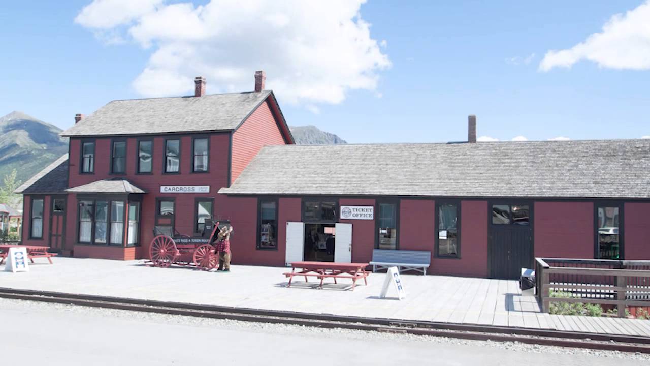 Hyperlapse Into Carcross, Yukon Territory Canada from the Alaska Boder