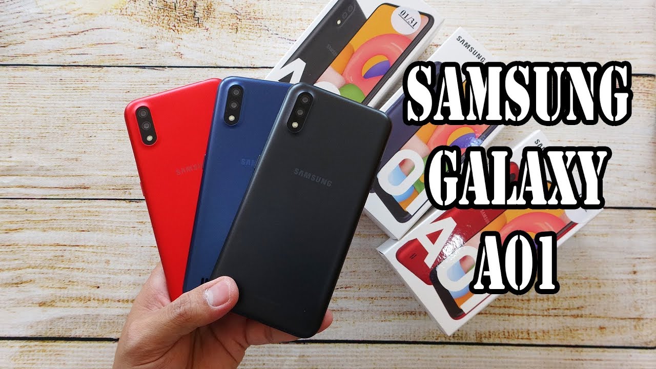 Samsung Galaxy A01 unboxing | camera, face unlock, antutu benchmark