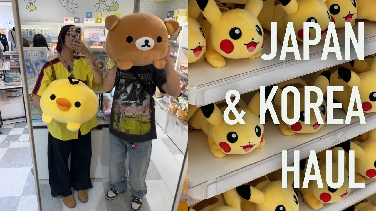 All I bought in Japan & Korea!!! 🛍️🇯🇵🇰🇷