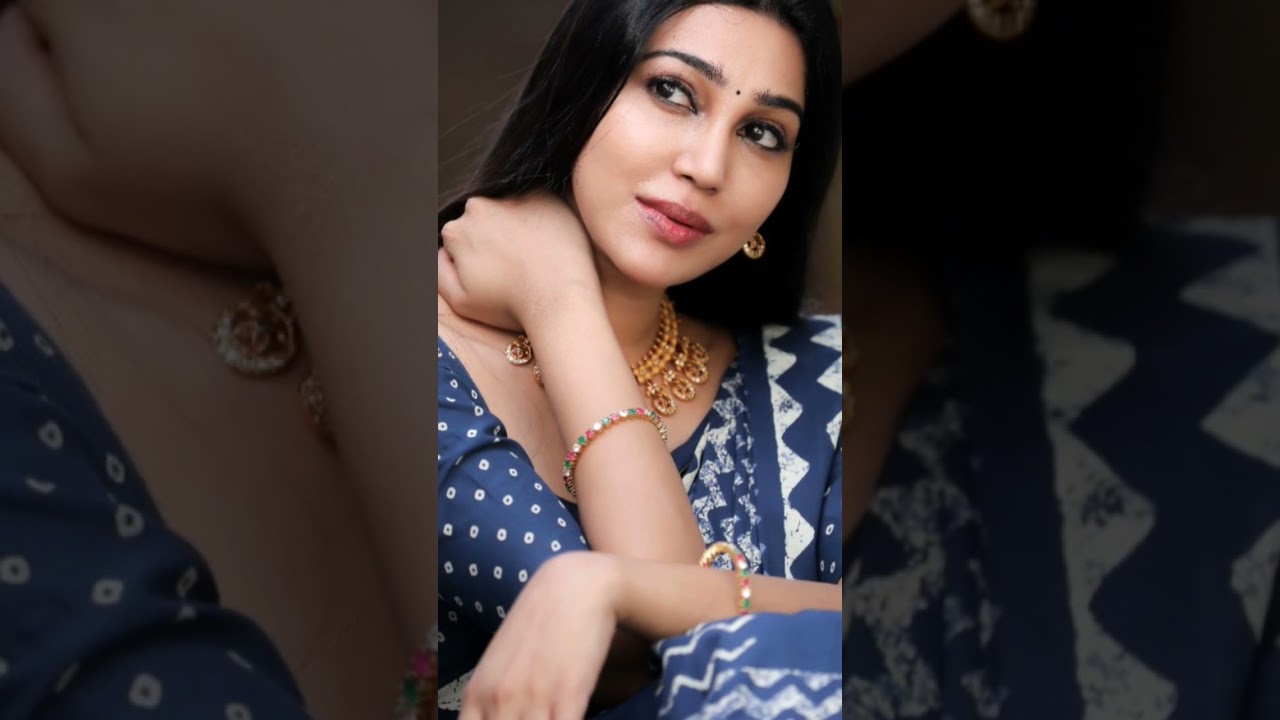 #Homely #Sheriina Photoshoot. #VinodhayaSitham Actress #Sheriina