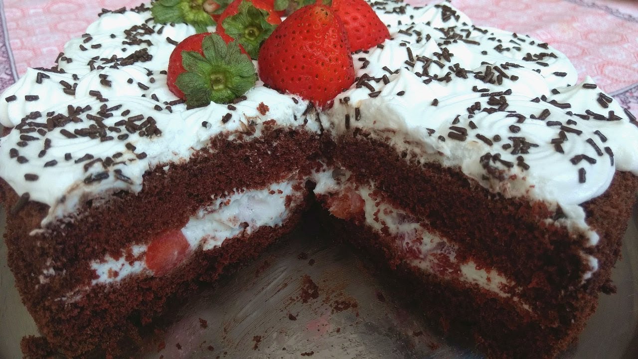 BOLO FLORESTA NEGRA SEM GLÚTEN E SEM LACTOSE