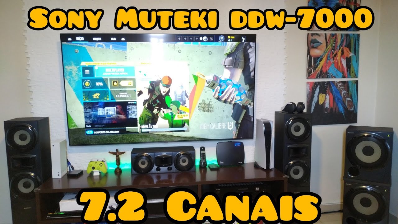 Testando Sony Muteki em 2021 - filmes, músicas e jogos.