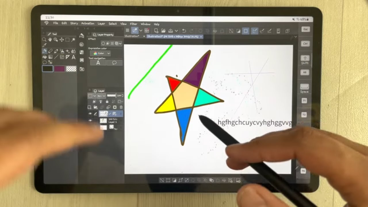Clip Studio Basic Tutorial on Android Tablet (Tab S7 FE)