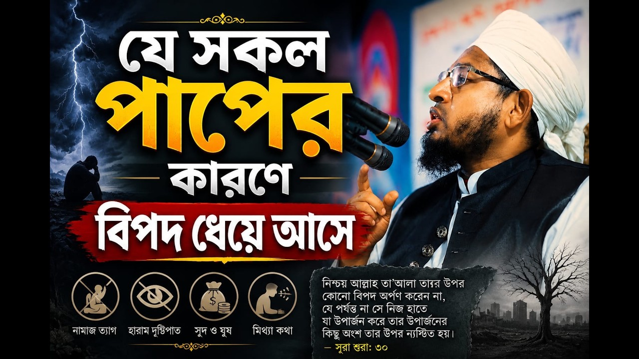 যে সকল পাপের কারণে বিপদাপদ ধেয়ে আসে 