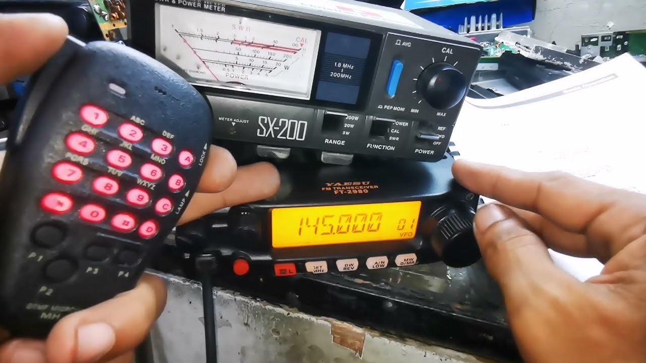 Yaesu 2900 /2980 power adjust and rf/final module replacement.