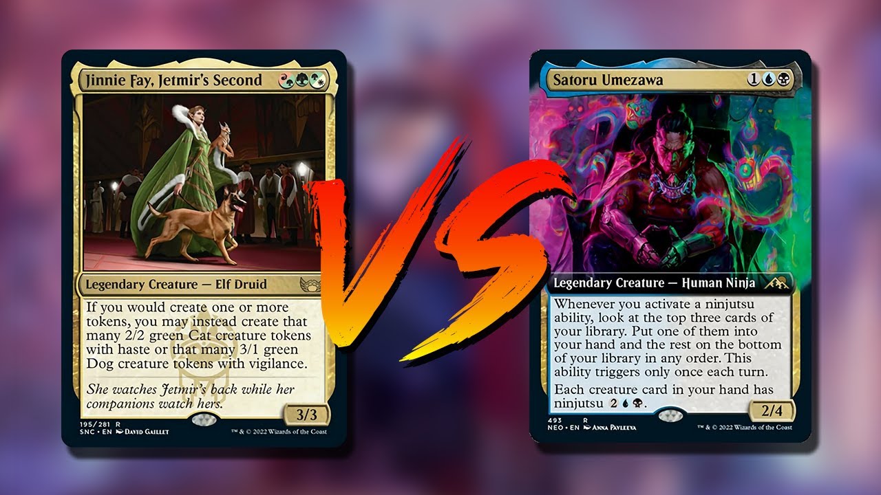 Jinnie Fay vs Satoru Umezawa | 1v1 EDH / Duel Commander Game Play