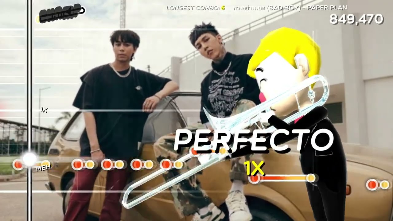 ทรงอย่างแบด (Bad Boy) - Paper Planes | Trombone Champ