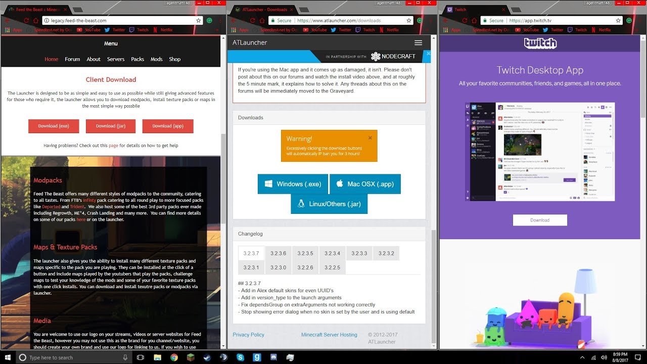 *Updated* [Easy Tutorial] How to download the FTB, Curse, and AT Launcher