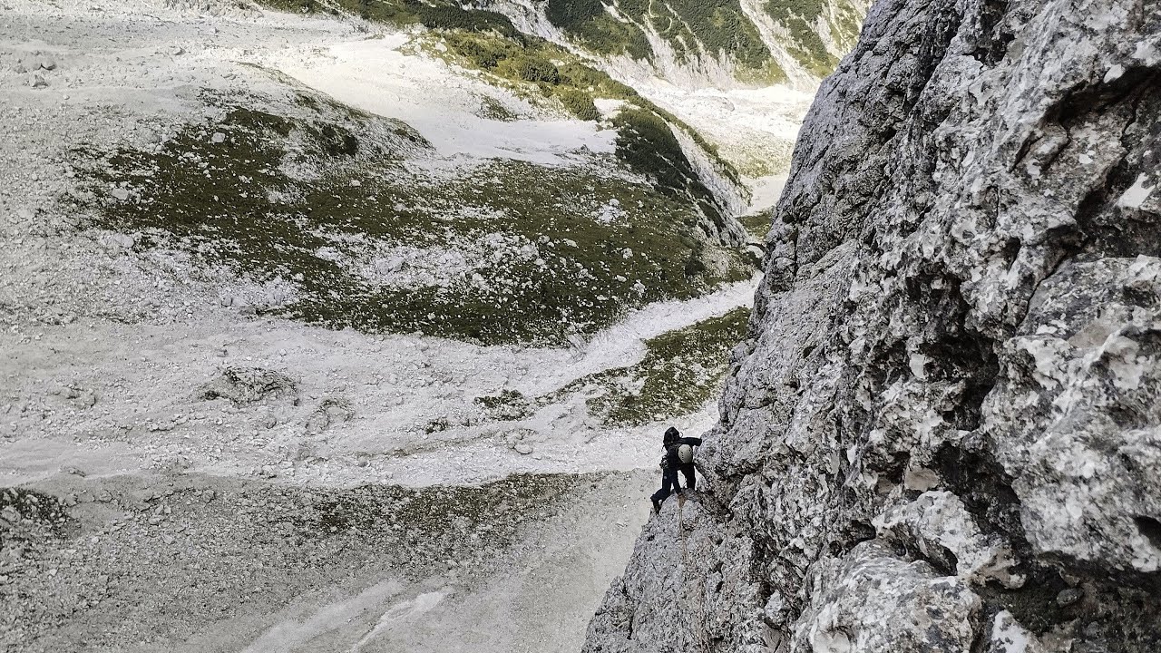 Krobath-Metzger Korspitze 2368 m Nordkante/ Julische Alpen