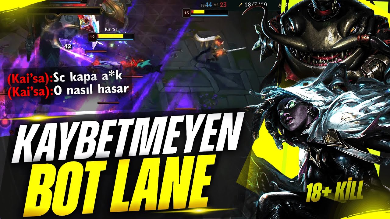 BOT LANE SENNA-TAHM KENCH KAYBETMEYEN İKİLİ !