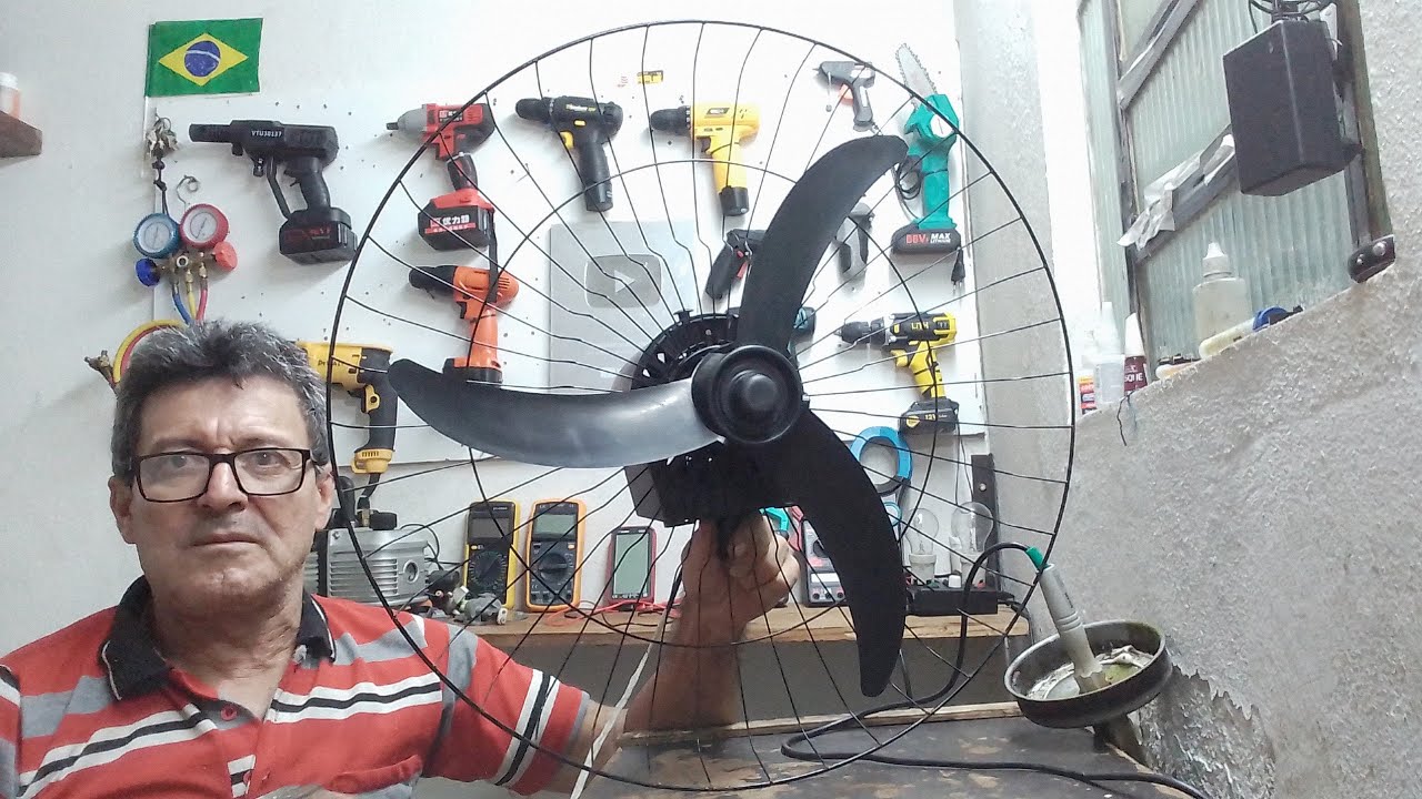 Ventilador Bivolt Ventisol VOP MAX 60 Esquema de Ligação da Chave Bivolt e  Estator  Completo