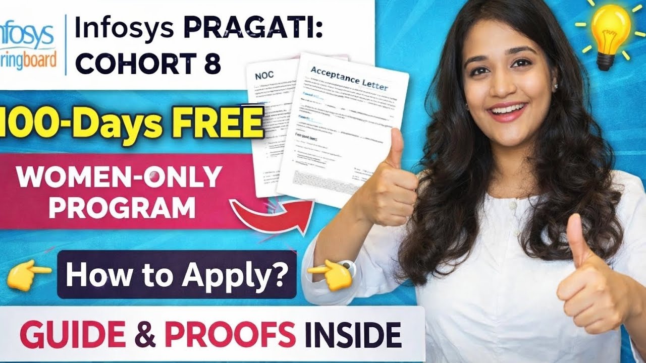 Infosys Pragati Cohort 8 is live now🔥100 Days FREE Program | Eligibility, Selection &Cohort 7 Proofs