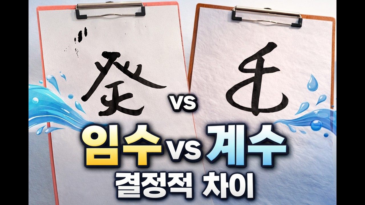 「임수와 계수는 왜 완전히 다를까? 같은 물인데 성격이 갈리는 이유」 | 송미덕 사주 이야기 · 금남로사주