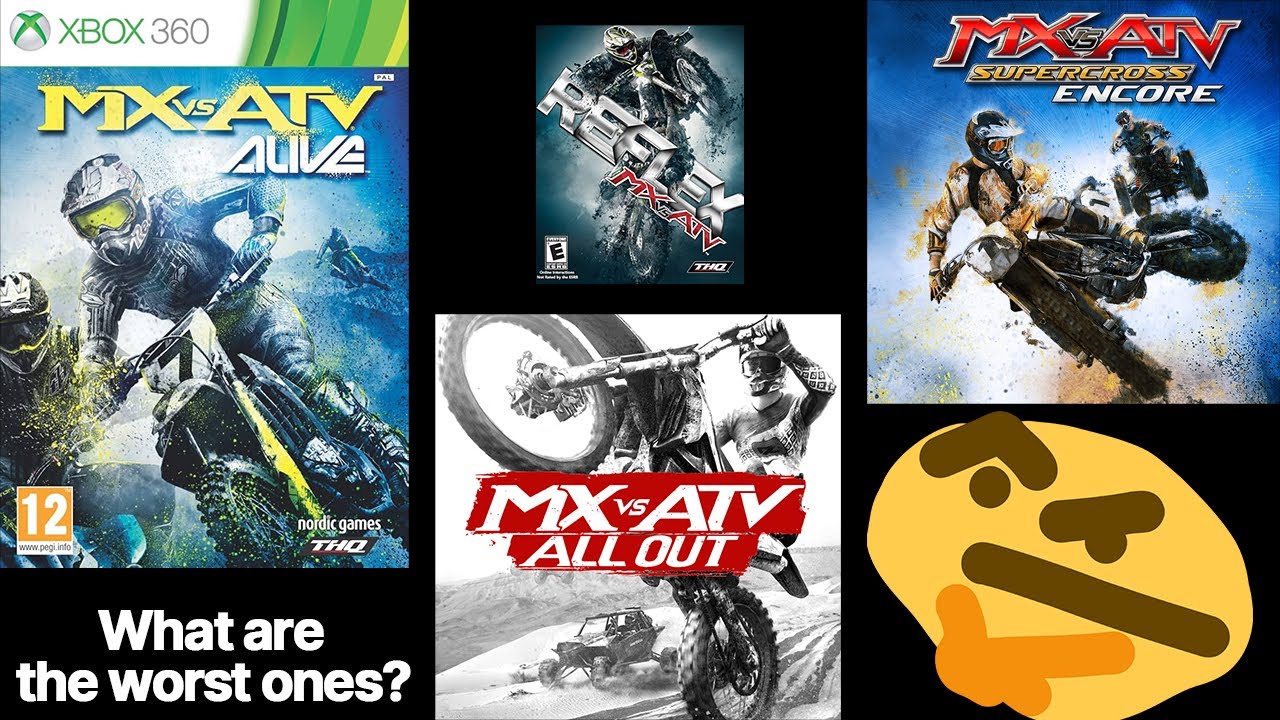 The worst Mx vs ATV games...
