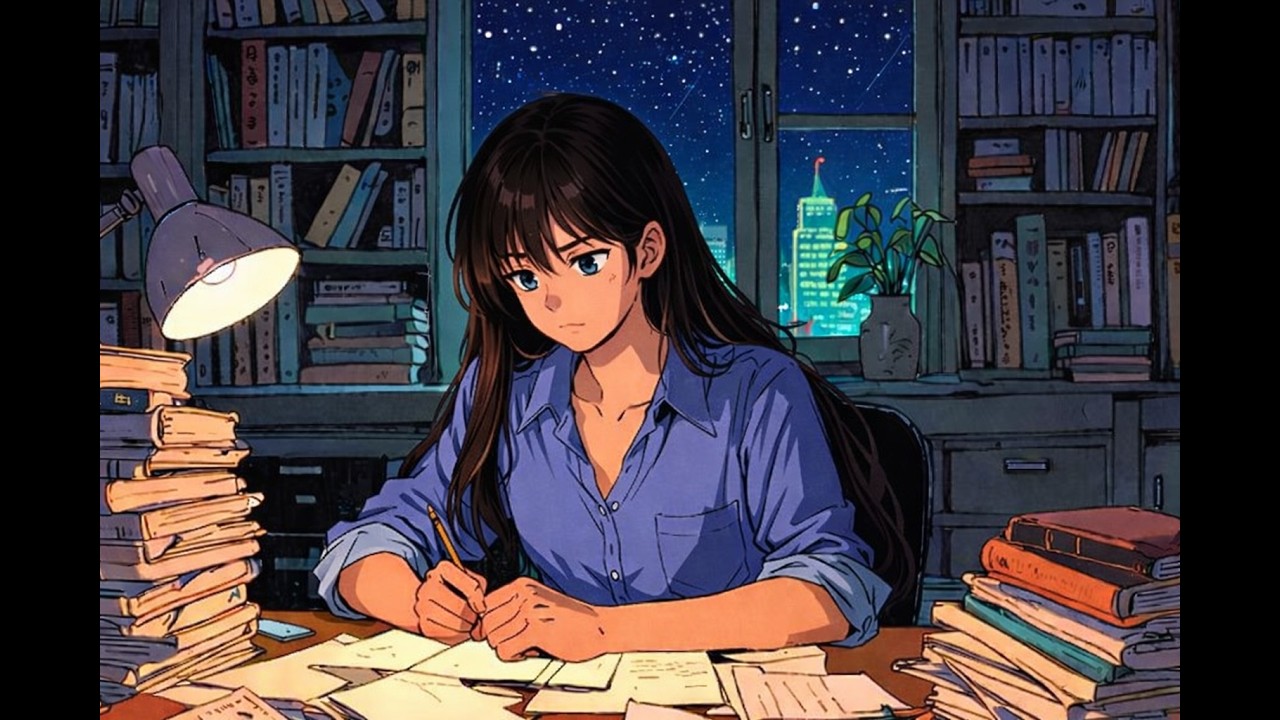 Deep Work Pomodoro: 25 Min Study / 5 Min Break (Vintage Lo-Fi)