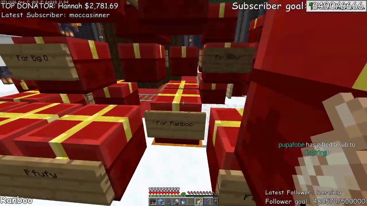 Ranboo Christmas special and talks about war plans with tommyinnit on the dream smp (VOD)