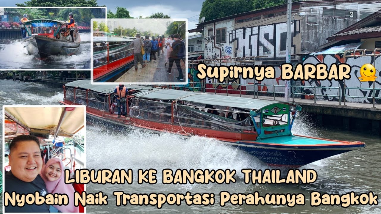 Liburan Ke Bangkok Thailand Nyobain Naik Perahu Boat Menuju Ke Pratunam #bangkok #pratunam