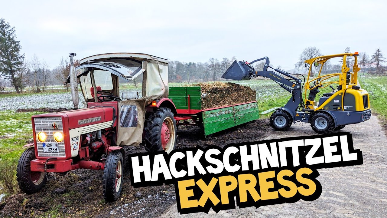 IHC 323 ist ausgelastet... | Hackschnitzel verteilen | News zur OP! | Service am Audi A2 |  Mr. Moto