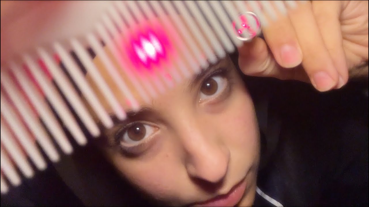 ASMR-эффект: поиск насекомых и почесывание кожи головы (быстрое и хаотичное).