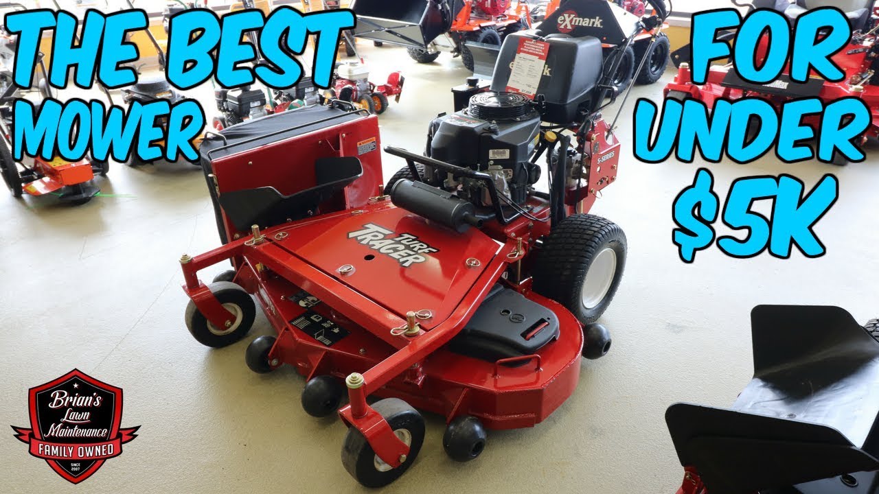 The Best Mower For Under $5,000 | Starting Up A Commercial Lawn Care Business | Exmark Turf Tracer