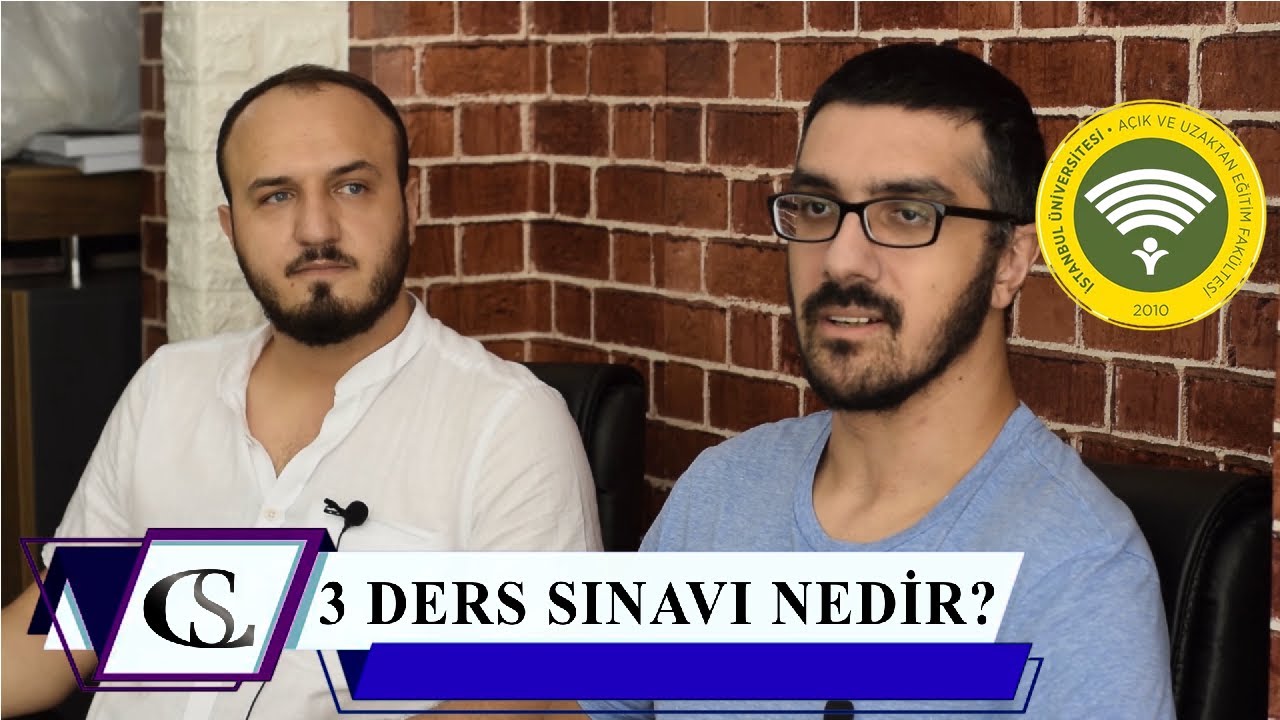 3 Ders Sınavı Nedir? | İstanbul Üniversitesi AUZEF