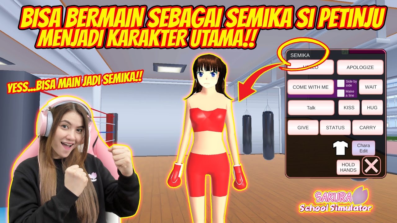 BISA MAIN JADI SEMIKA SEBAGAI KARAKTER UTAMA!! AYOO..KITA FIGHT!! SAKURA SCHOOL SIMULATOR - PART 328