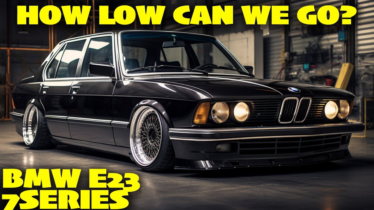 Идиот устанавливает койловеры на BMW 733I E23