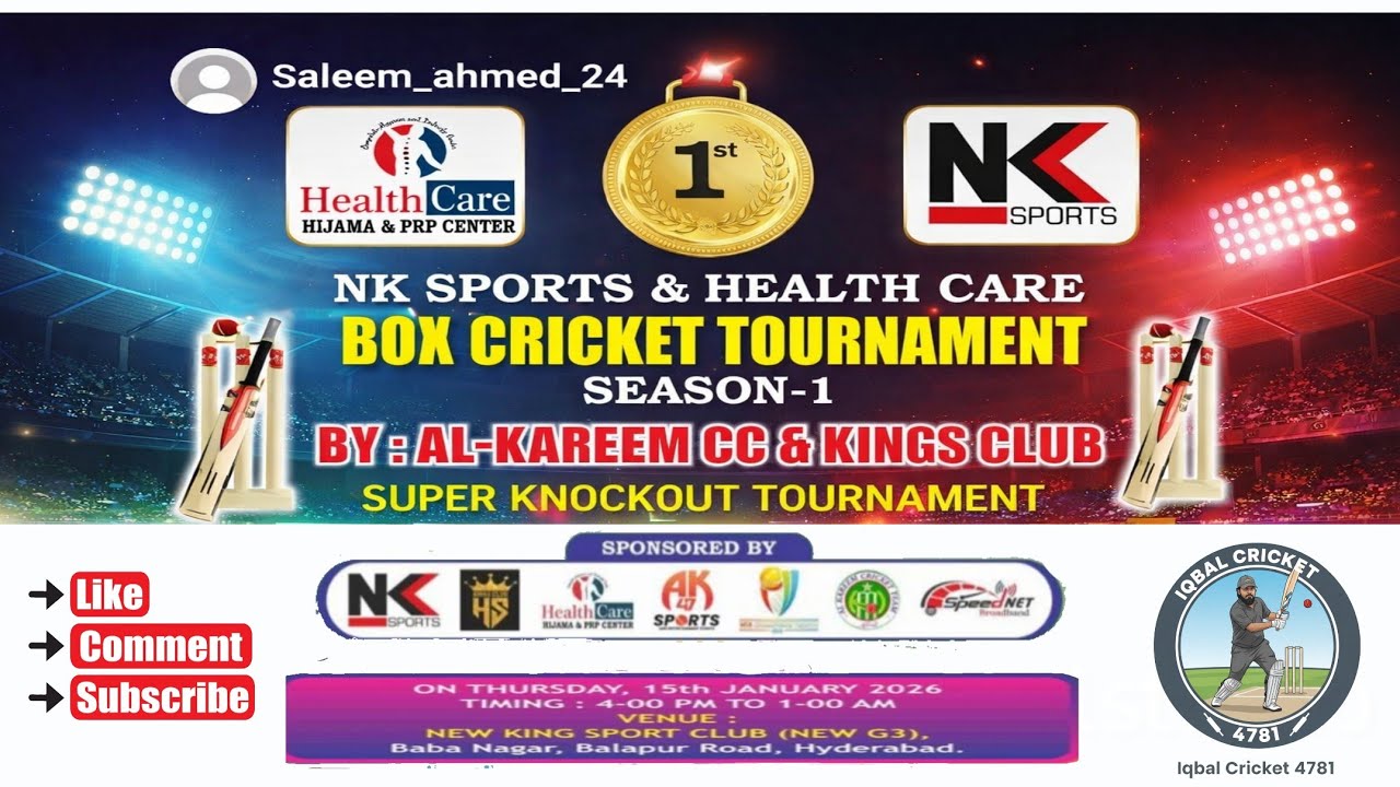 Box cricket Tournament !! super knock out