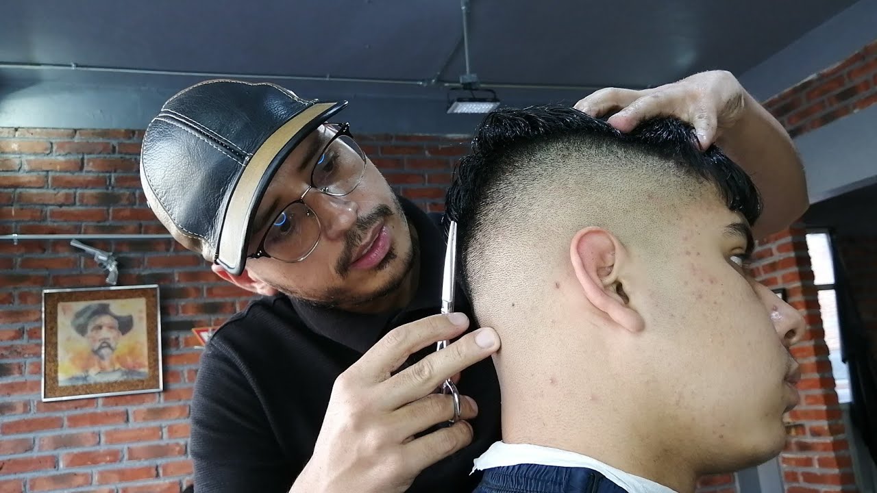 como unir los laterales en un corte de pelo o cabello