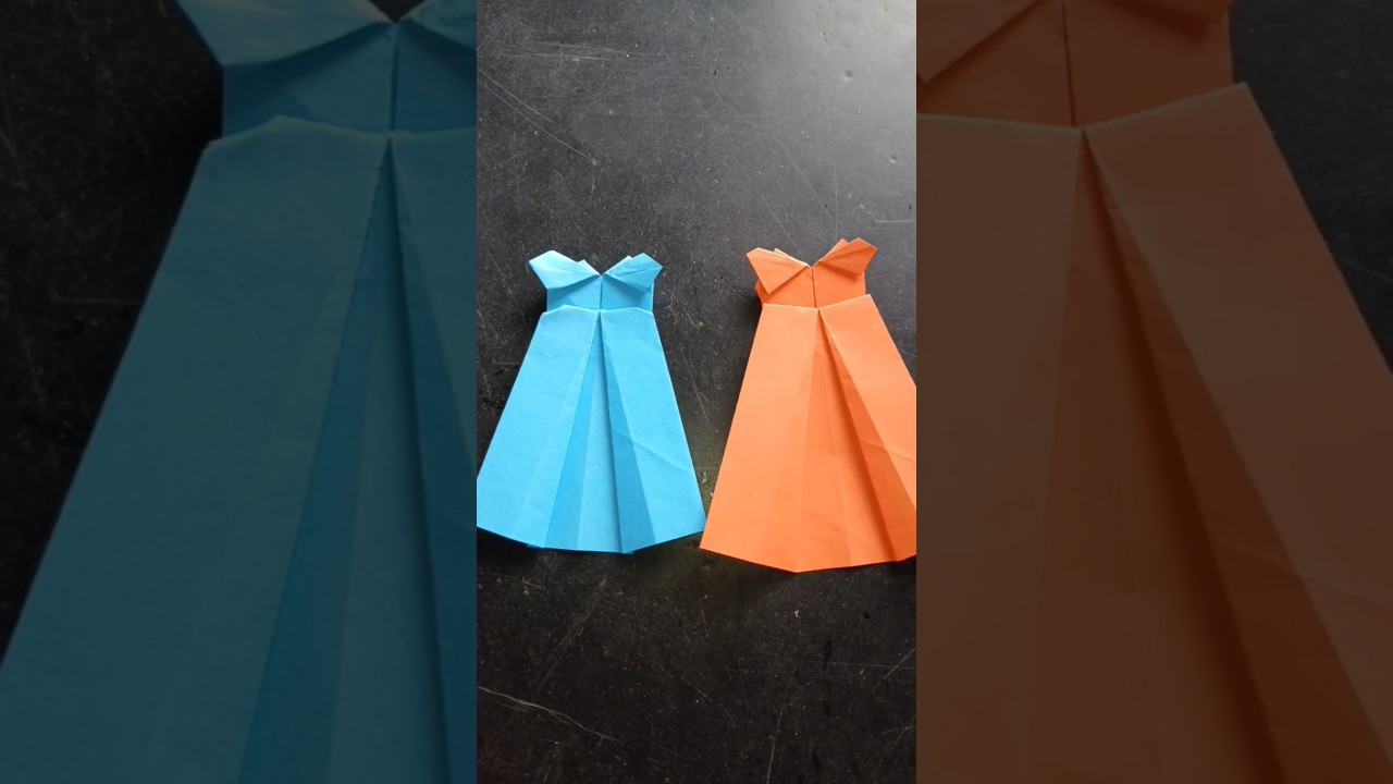 diy Cute paper dress craft