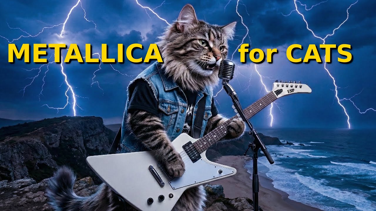 MEWTALLICA - “Scratch & Destroy” | If Metallica were cats (Official Music Video)