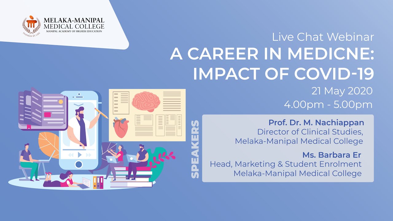 MMMC Live Chat Webinar - A Career in Medicine: Impact of Covid-19