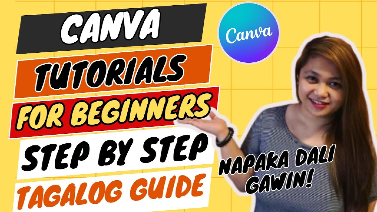 CANVA TUTORIALS FOR BEGGINERS | TAGALOG TUTORIAL STEP BY STEPS Sarah Jane Semic