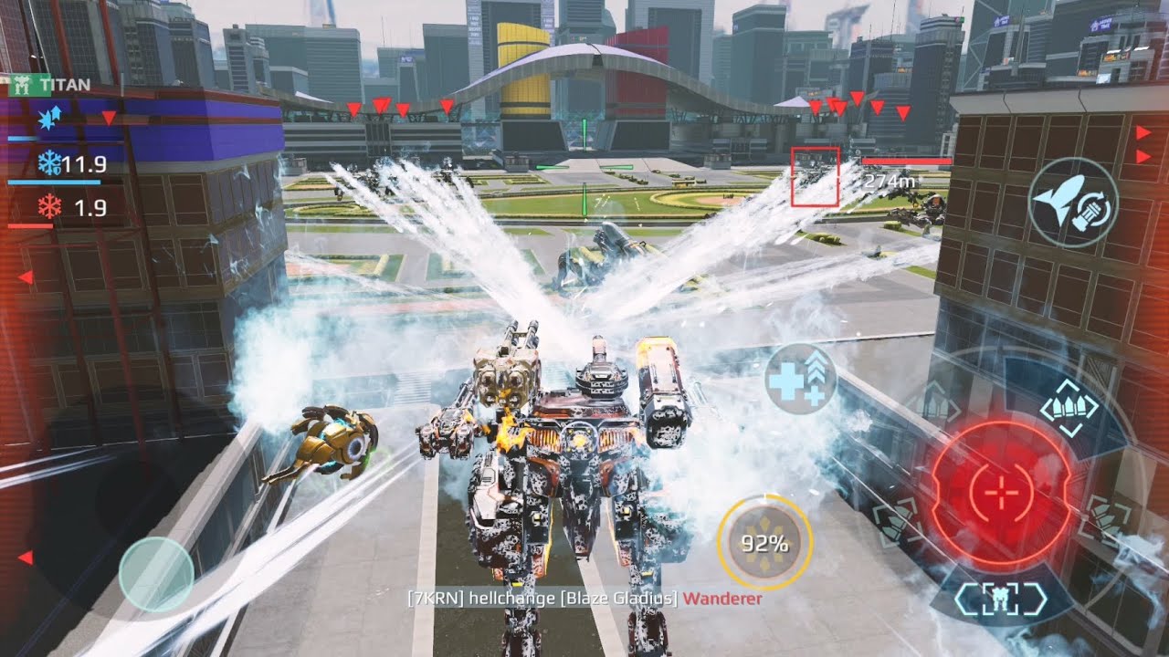 Hastatus vs. Hunting Grounds In War Robots 