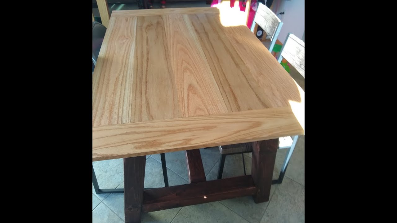 Making a Pocket Hole Truss Beam Table